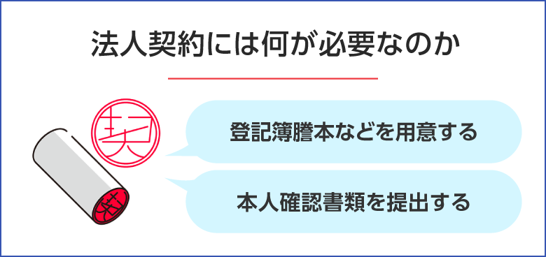 ガラケーの法人契約に必要なもの