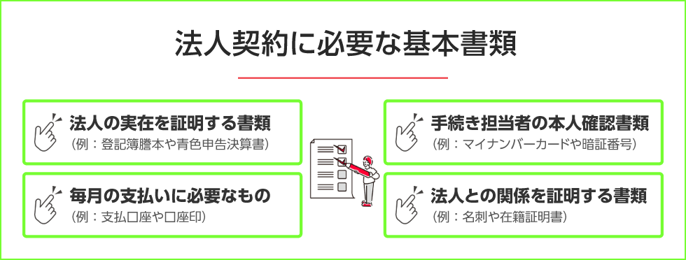 法人契約に必要な基本基準とは？ PC用画像