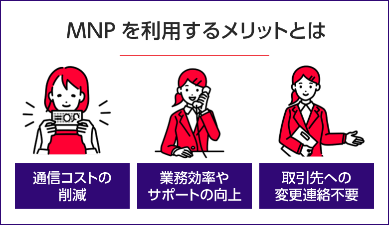 法人携帯をMNPで乗り換える3つのメリット