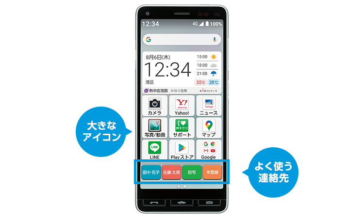 かんたんスマホ2｜製品情報｜ワイモバイル（Y!mobile）法人/ビジネス向け