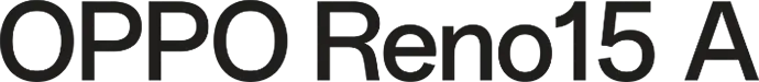 OPPO Reno15 A ロゴ画像