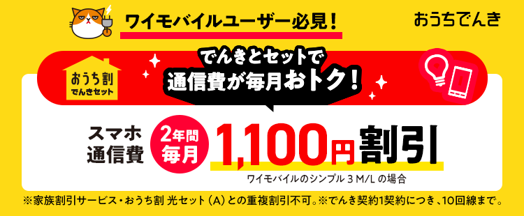 おうち割 でんきセット
