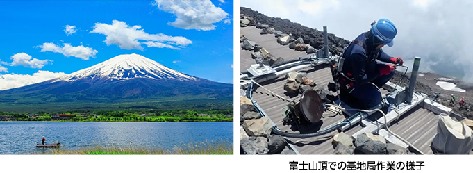 富士山頂の基地局