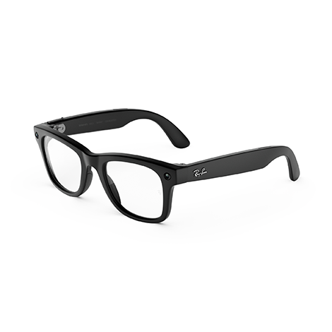 Ray-Ban Meta Wayfarer (Gen 3) マットブラック  クリアレンズ｜Y!mobile（ワイモバイル）