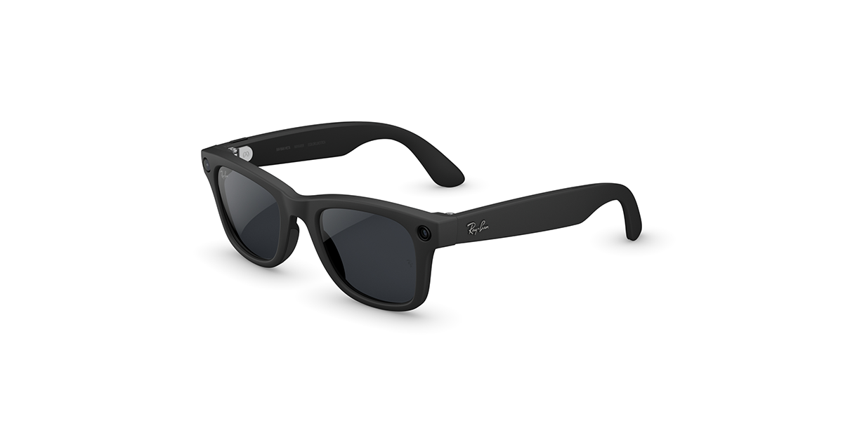 Ray-Ban Meta Wayfarer Gen 2 マットブラック クリア/グレー