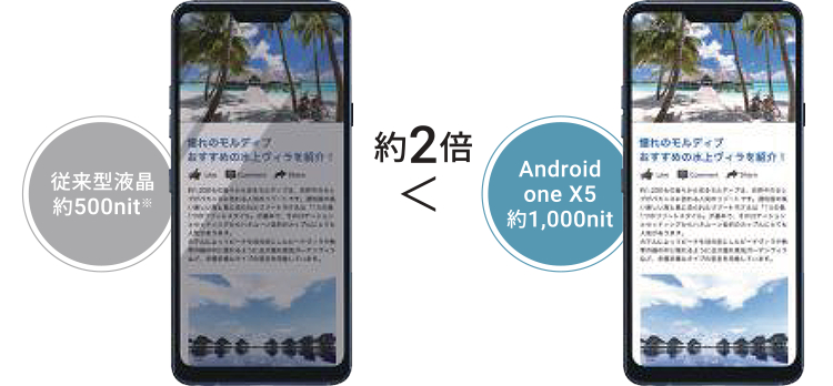 Android One X5｜スマートフォン｜製品｜Y!mobile - 格安SIM・スマホは