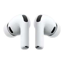 Apple純正 AirPods ホワイト ワイヤレスイヤホン 正面｜Y!mobile（ワイモバイル）