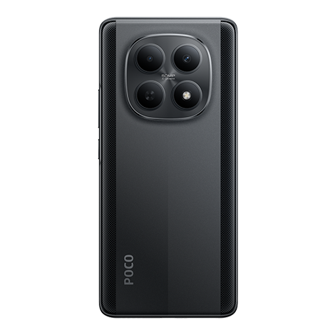 POCO M8 5G ブラック SIMフリースマートフォン （背面デザイン）| Y!mobile（ワイモバイル）