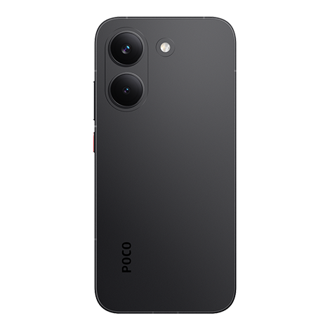 POCO M8 Pro ブラック SIMフリースマートフォン（背面デザイン）| Y!mobile（ワイモバイル）