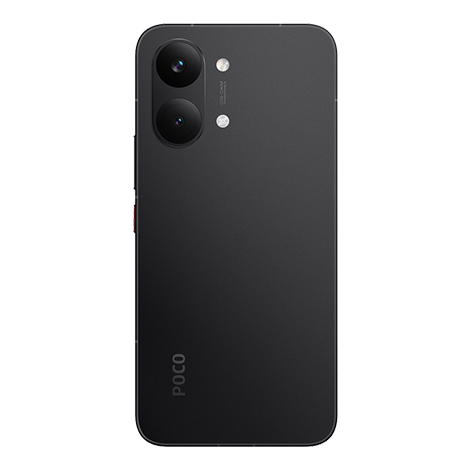 POCO M8 Pro Max ブラック SIMフリースマートフォン（背面デザイン）| Y!mobile（ワイモバイル）