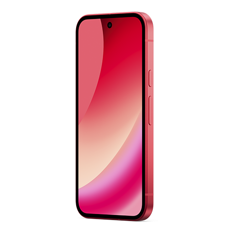 Google Pixel 10a Google Berry スマホ（斜め前から見たフロントディスプレイ） | Y!mobile（ワイモバイル）