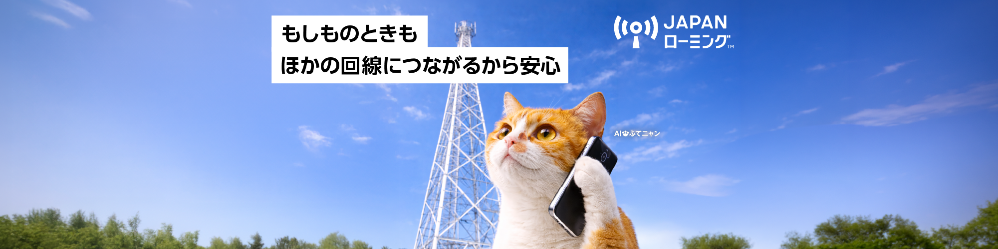 即使发生意外，也可以连接到其他线路，所以很放心