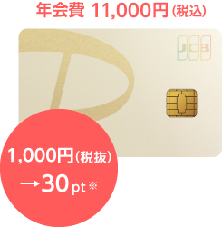 1,000円（税抜）→30PT※