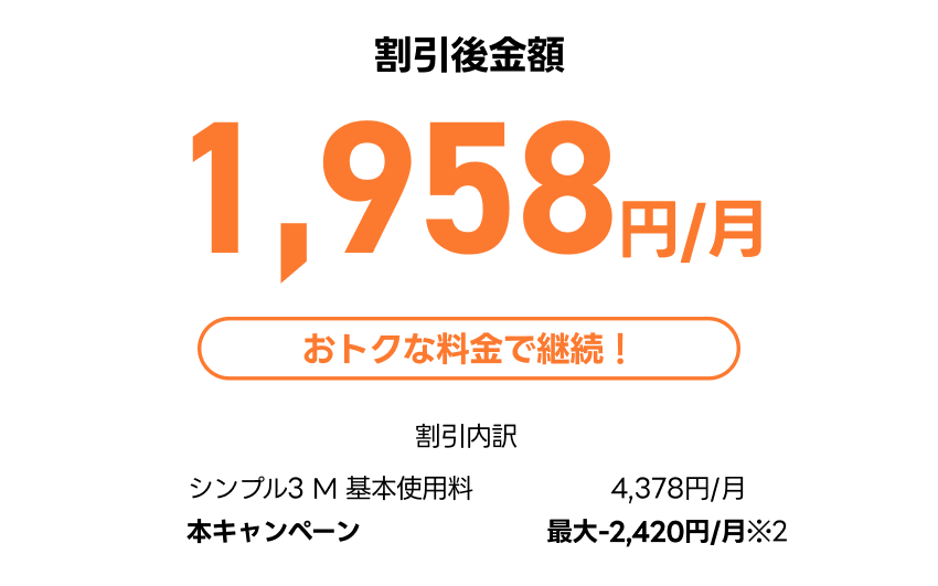 3〜5ヵ月目の特別プラン