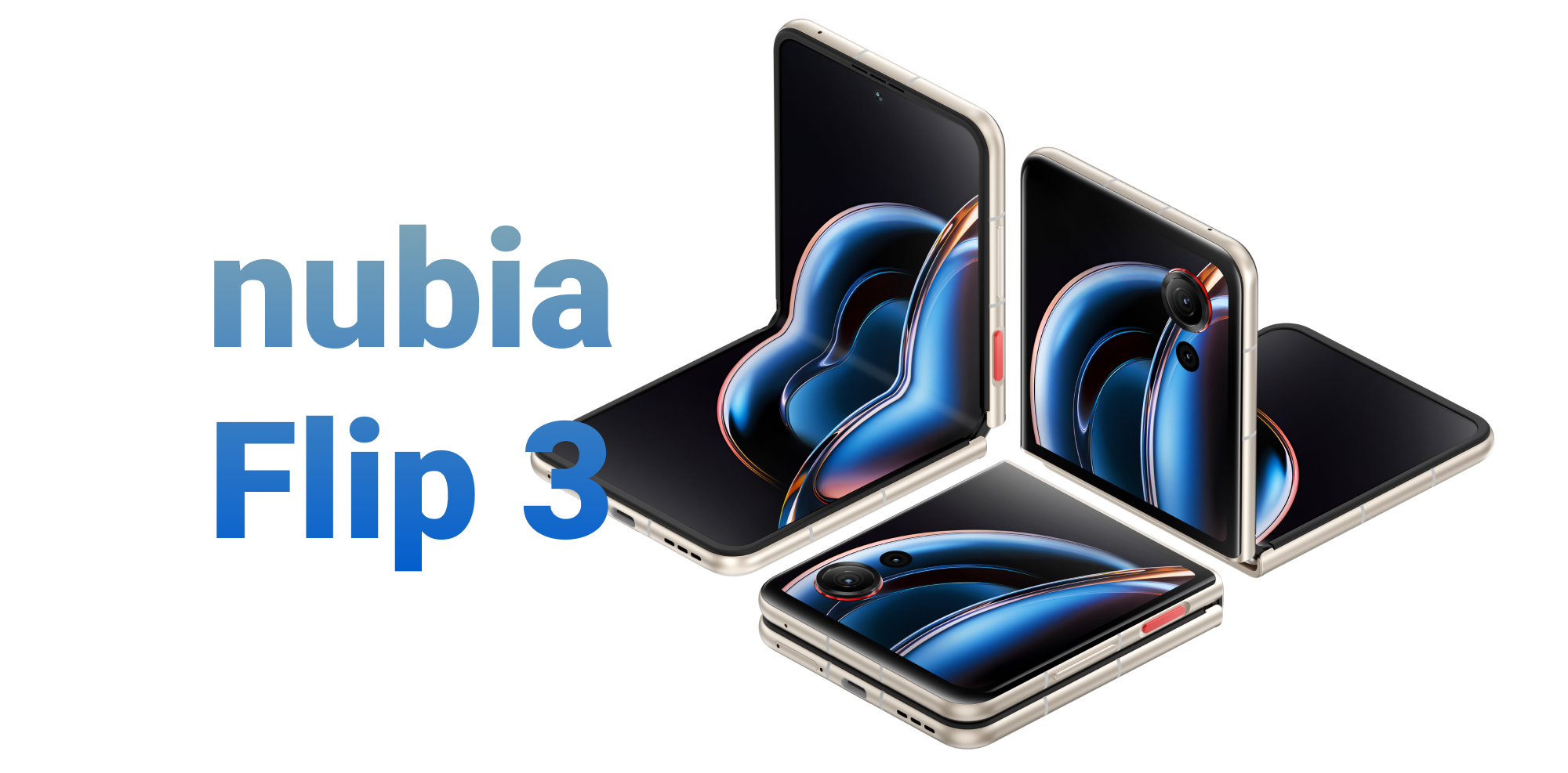 nubia flip 3 メインビジュアル