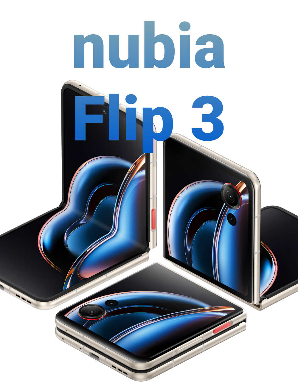 nubia flip 3 メインビジュアル