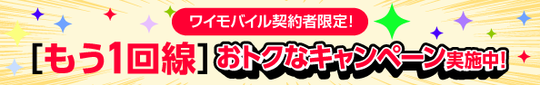 3月末で終了するキャンペーンがございます
